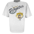 MLB (Garan) - Pittsburgh Pirates Baseball Single Stitch T-Shirt 1991 Large