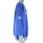NFL (Lee) - Detroit Lions Embroidered Crew Neck Sweatshirt 1990s X-Large Vintage Retro Football