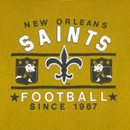 NFL (Logo 7) - New Orleans Saints Crew Neck Sweatshirt 1990s Large Vintage Retro Football