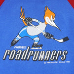 NHL (Hanes) - Phoenix Roadrunners Spell-Out Crew Neck Sweatshirt 1990 X-Large Vintage Retro Hockey