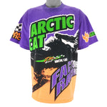 Vintage - Arctic Cat ZR Factory Racing All Over Print T-Shirt 1990s Medium Vintage Retro