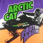 Vintage - Arctic Cat ZR Factory Racing All Over Print T-Shirt 1990s Medium Vintage Retro