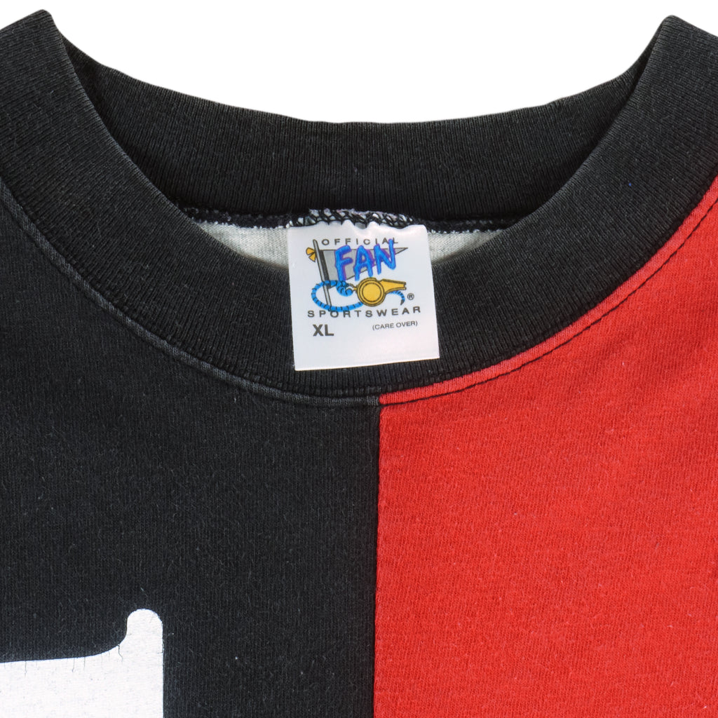 NBA (Official Fans) - Chicago Bulls Single Stitch T-Shirt 1990s X-Large Vintage Retro Basketball