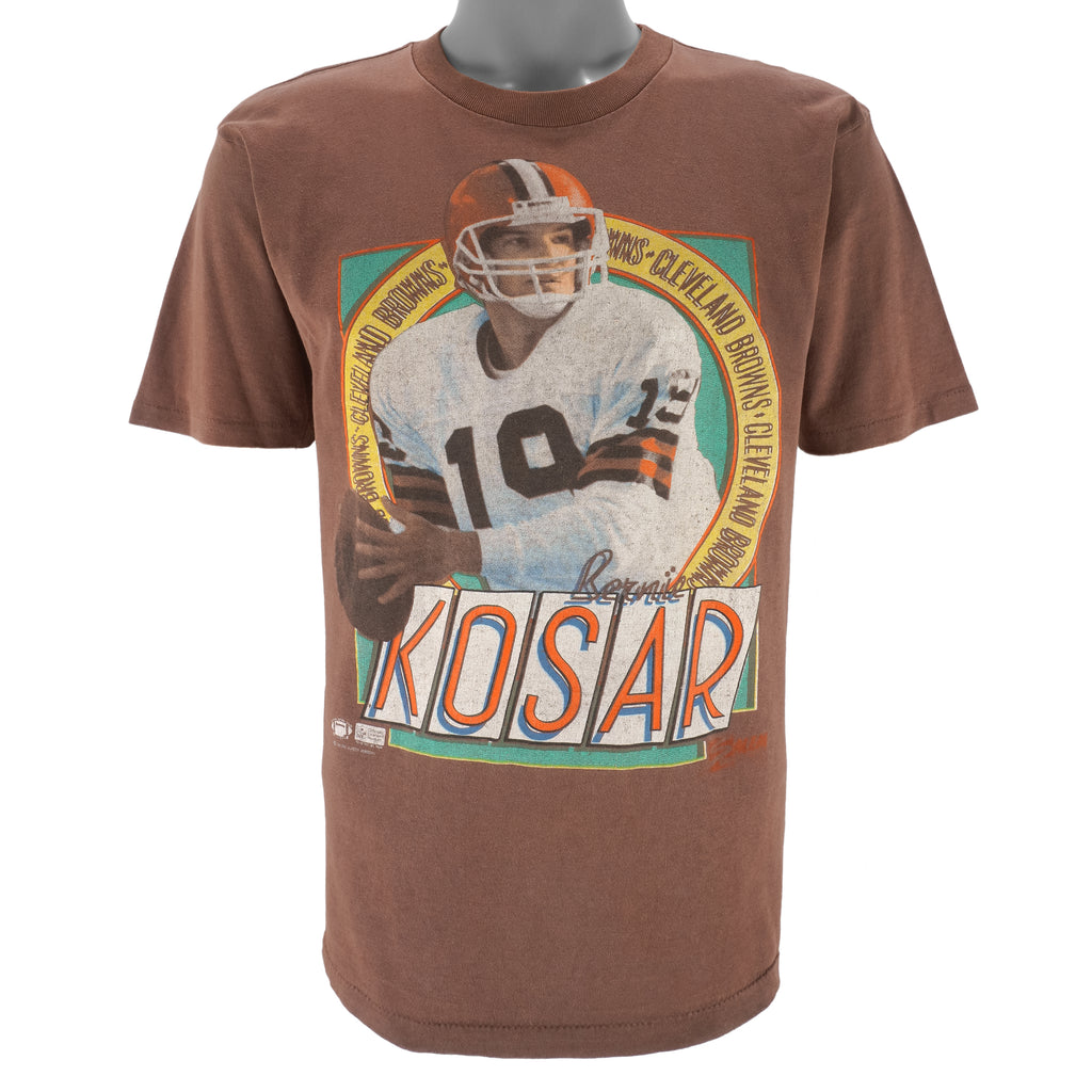 NFL (Salem) - Cleveland Browns Bernie Kosar MVP T-Shirt 1997 Large Vintage Retro Football