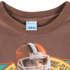 NFL (Salem) - Cleveland Browns Bernie Kosar MVP T-Shirt 1997 Large Vintage Retro Football