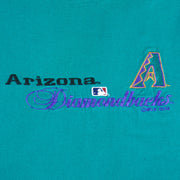 MLB - Arizona Diamondbacks Embroidered T-Shirt 1998 X-Large Vintage Retro Baseball