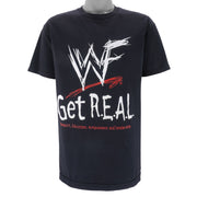 Vintage (AAA) - WWF Get R.E.A.L T-Shirt 2001 Large Vintage Retro