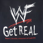 Vintage (AAA) - WWF Get R.E.A.L T-Shirt 2001 Large Vintage Retro