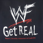 Vintage (AAA) - WWF Get R.E.A.L T-Shirt 2001 Large Vintage Retro