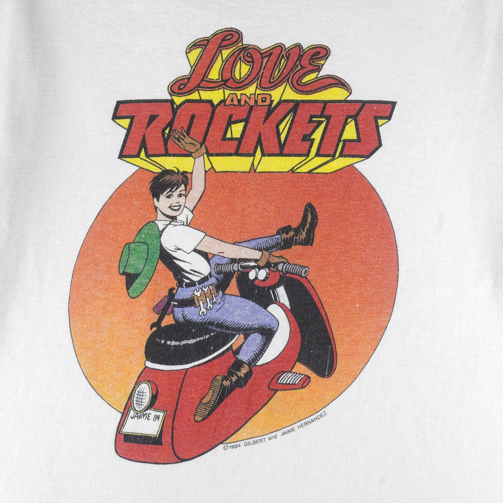 Vintage (Stedman) - Love And Rockets Fantagraphics T-Shirt 1984 Large Vintage Retro