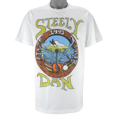 Vintage (Hanes) - Steely Dan World Tour Single Stitch T-Shirt 1993 Large