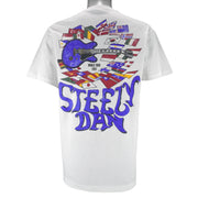 Vintage (Hanes) - Steely Dan World Tour Single Stitch T-Shirt 1993 Large Vintage Retro