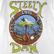 Vintage (Hanes) - Steely Dan World Tour Single Stitch T-Shirt 1993 Large Vintage Retro