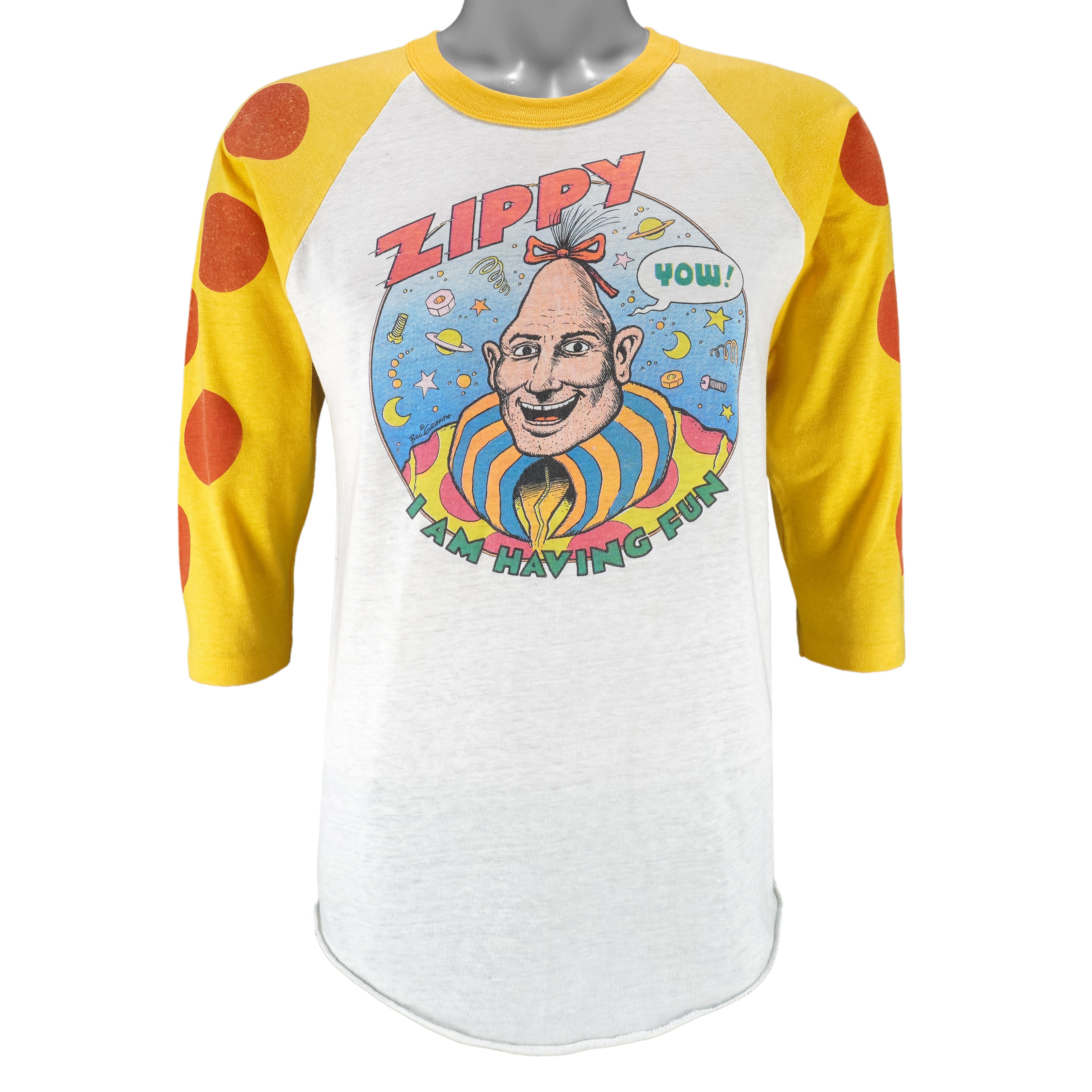 Vintage - Zippy The Pinhead I Am Having Fun T-Shirt 1986 Small Vintage Retro