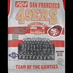 NFL (Team Rated) - San Francisco 49ers Team Of The Eighties T-Shirt 1994 Large Vintage Retro Football
