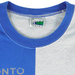 NHL (Waves) - Toronto Maple Leafs Two-Tone T-Shirt 1993 Medium Vintage Retro Hockey