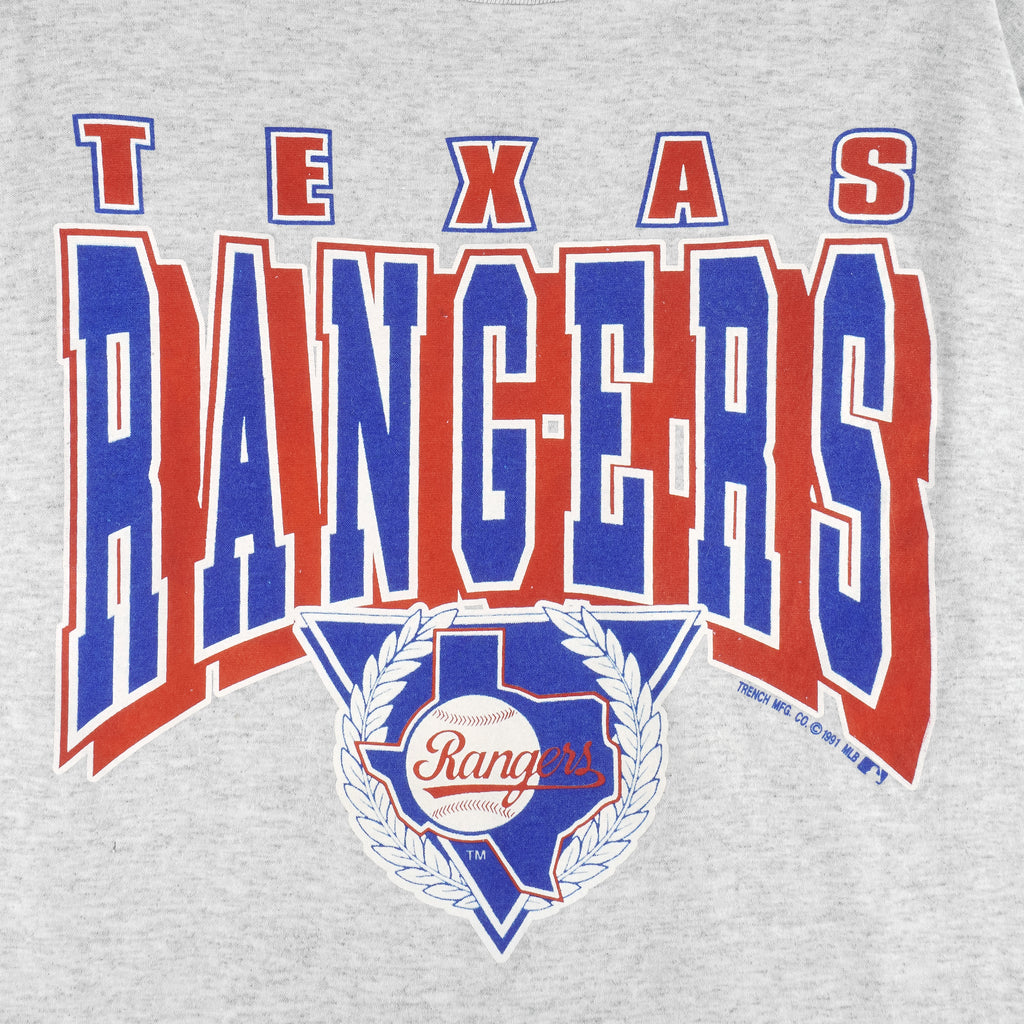 MLB (Trench) - Texas Rangers Deadstock T-Shirt 1991 X-Large Vintage Retro Baseball