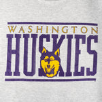 NCAA (Russell Athletic) - Washington Huskies Crew Neck Sweatshirt 1990s Large Vintage Retro