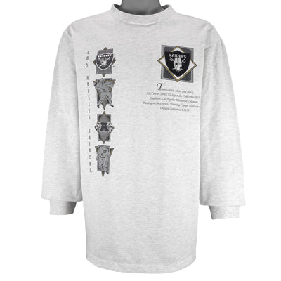 NFL (Nutmeg) - Los Angeles Raiders Long Sleeve Shirt 1990s X-Large
