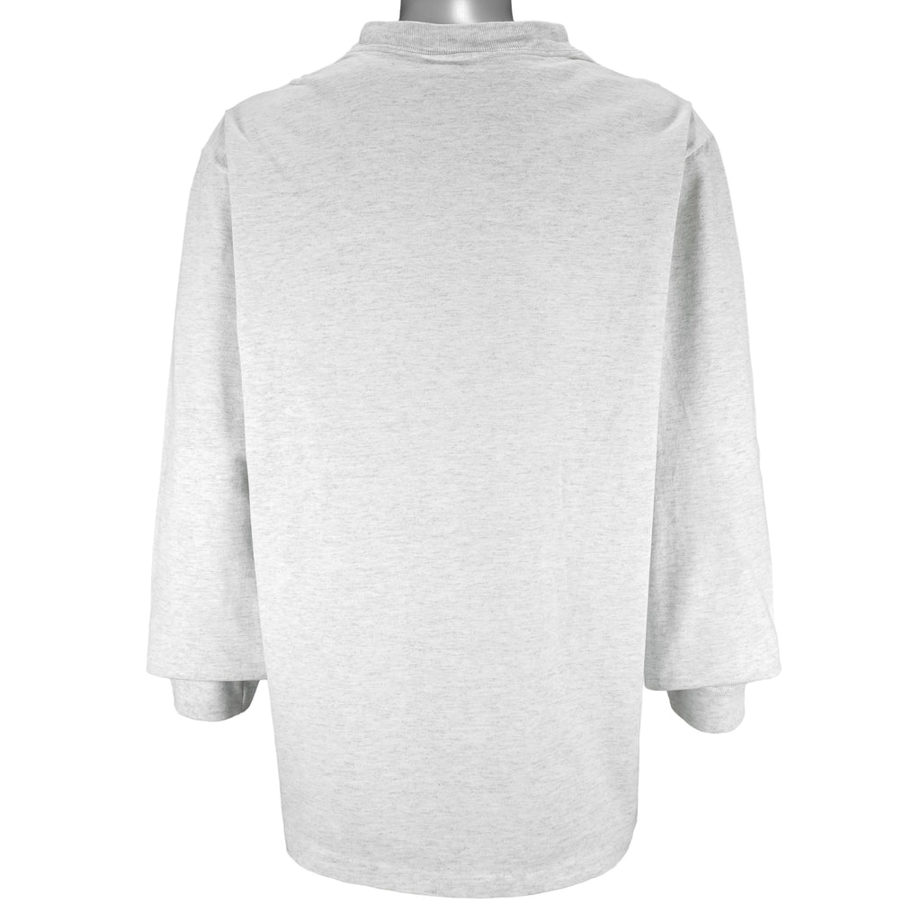 NFL (Nutmeg) - Los Angeles Raiders Long Sleeve Shirt 1990s X-Large vintage retro football