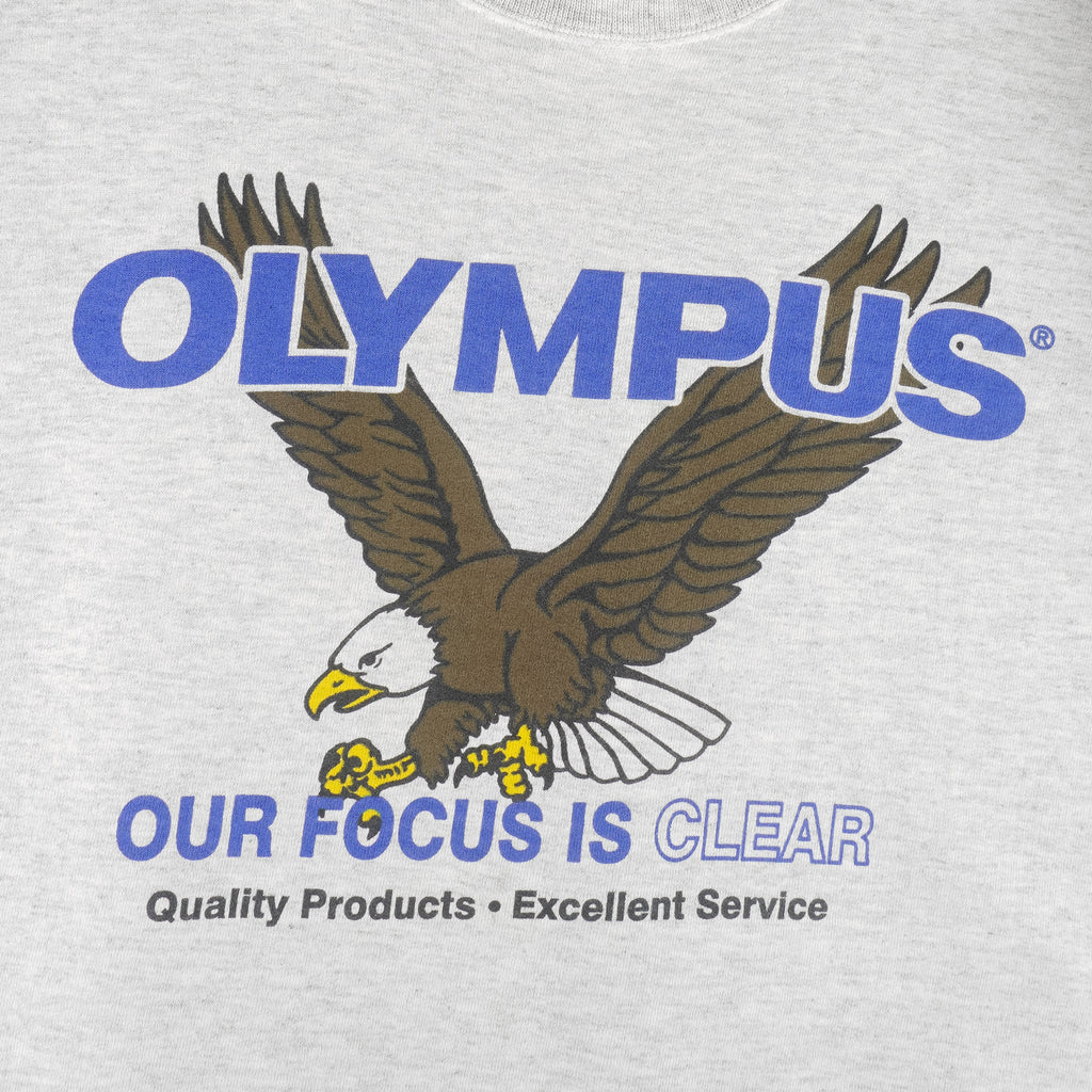 Vintage (Hanes) - Olympus Our Focus Is Clear Sweatshirt 1990s X-Large Vintage Retro