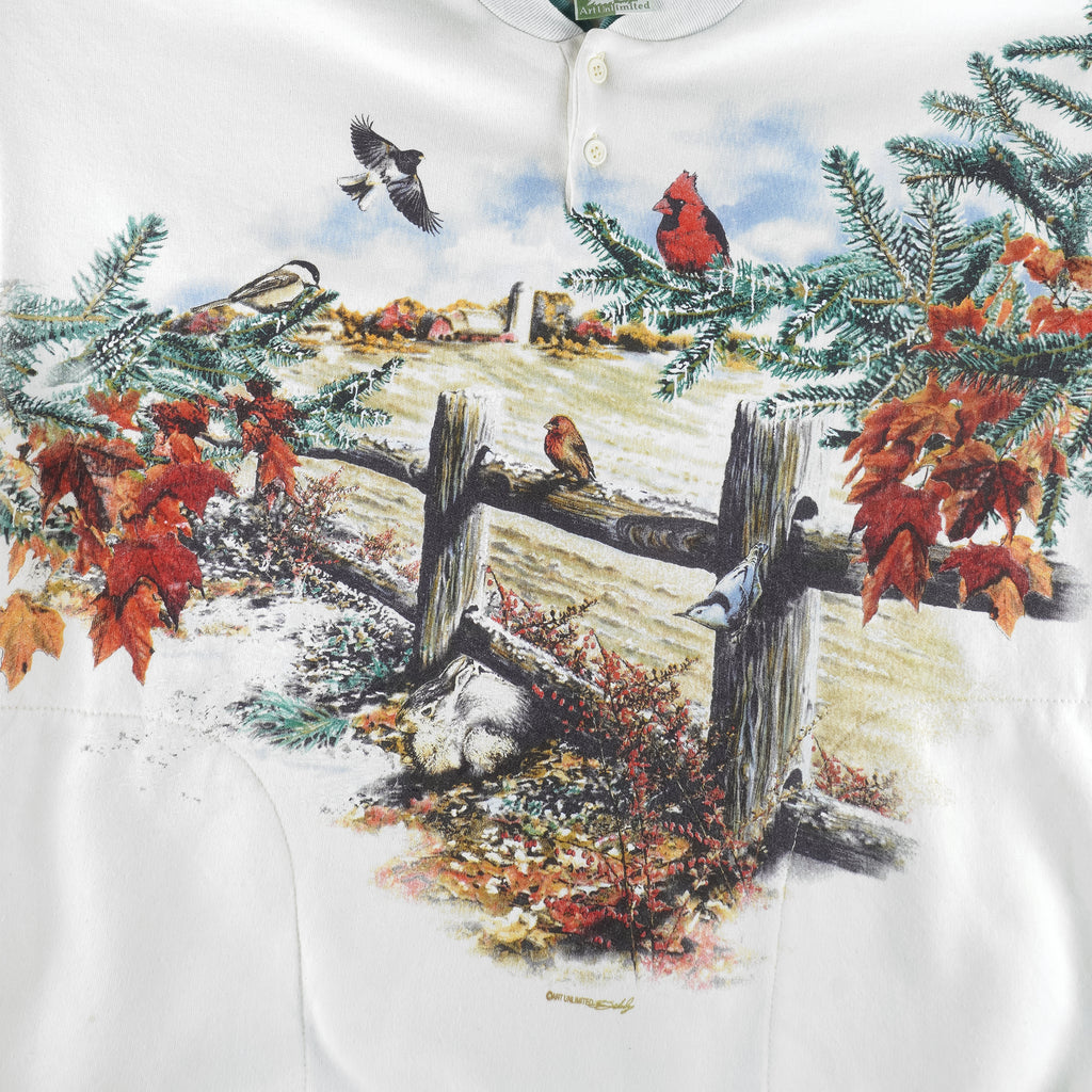 Vintage (Art Unlimited) - Cardinals Bird Farm Sweatshirt 1990s Large