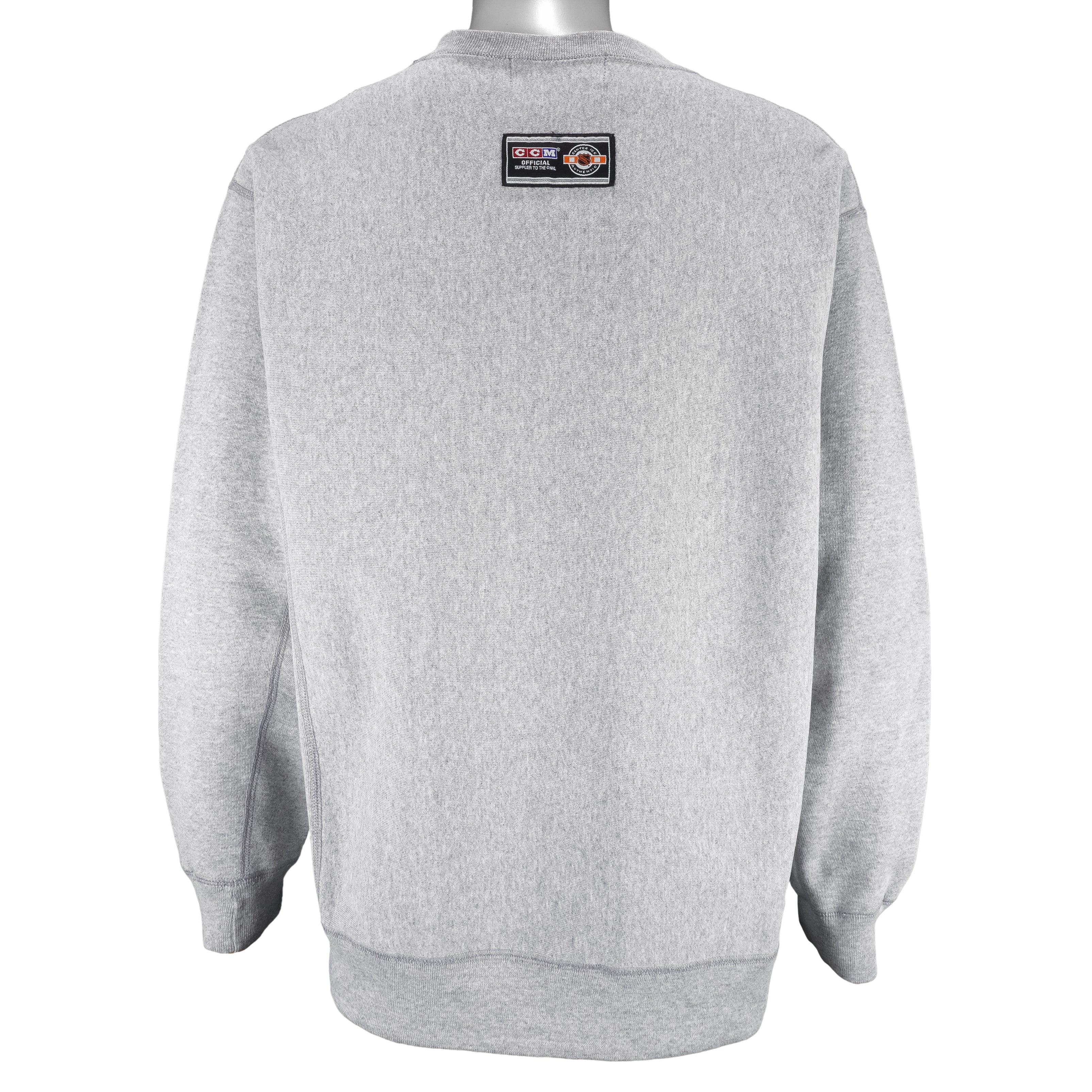 NHL (CCM) - Tampa Bay Lightning Crew Neck Sweatshirt 1990s X-Large Vintage Retro Hockey