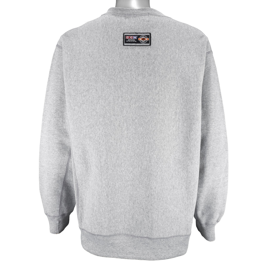 NHL (CCM) - Tampa Bay Lightning Crew Neck Sweatshirt 1990s X-Large Vintage Retro Hockey