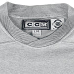 NHL (CCM) - St. Louis Blues Embroidered Center Ice Sweatshirt 2000s Large Vintage Retro Hockey