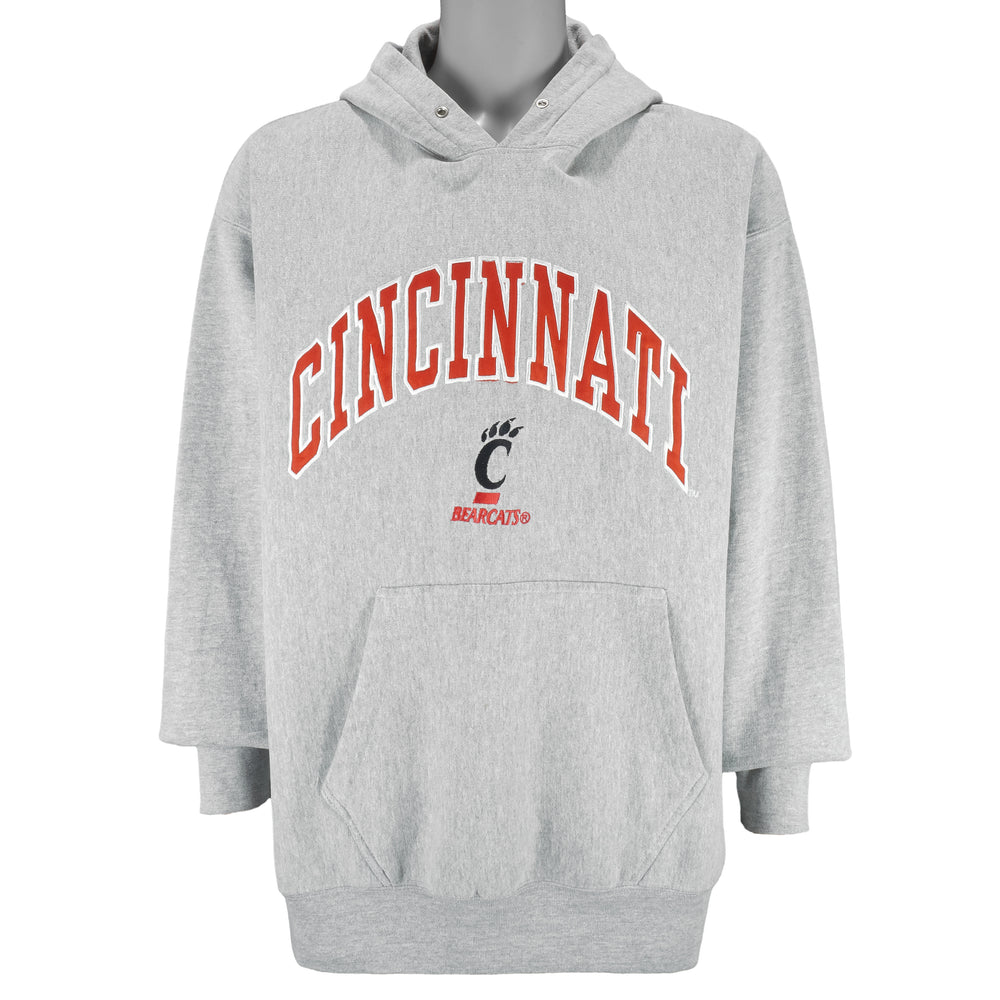NCAA (Steve & Barry's) - Cincinnati Bearcats Hooded Sweatshirt 2000s XX-Large Vintage Retro Football College