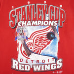 NHL (Hanes) - Detroit Red Wings Stanley Cup Champs T-Shirt 1998 X-Large Vintage Retro Hockey