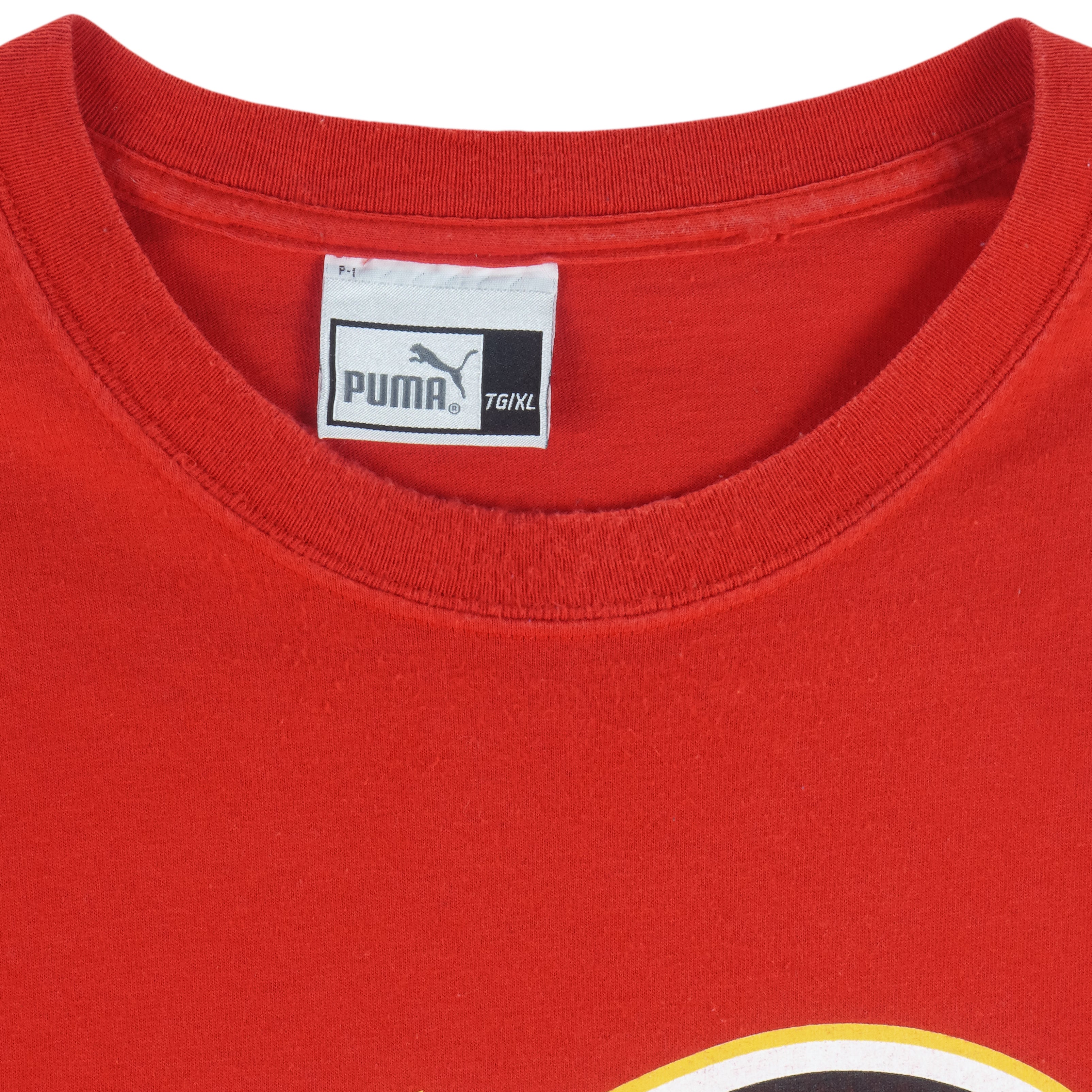 Puma - Calgary Flames T-Shirt 1990s X-Large Vintage Retro Hockey