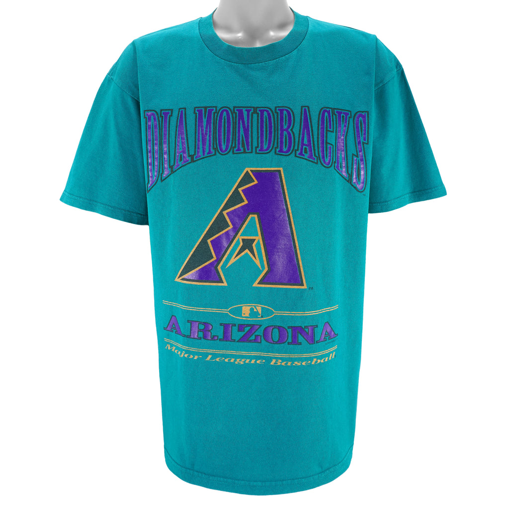 MLB (Nutmeg) - Arizona Diamondbacks T-Shirt 1997 X-Large Vintage Retro Baseball