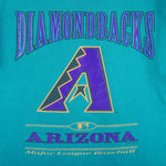 MLB (Nutmeg) - Arizona Diamondbacks T-Shirt 1997 X-Large Vintage Retro Baseball