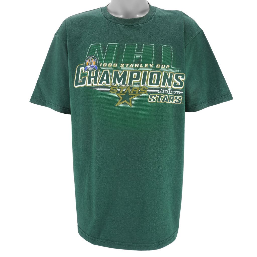 NHL (Lee) - Dallas Stars Stanley Cup Champions T-Shirt 1999 X-Large Vintage Retro Hockey
