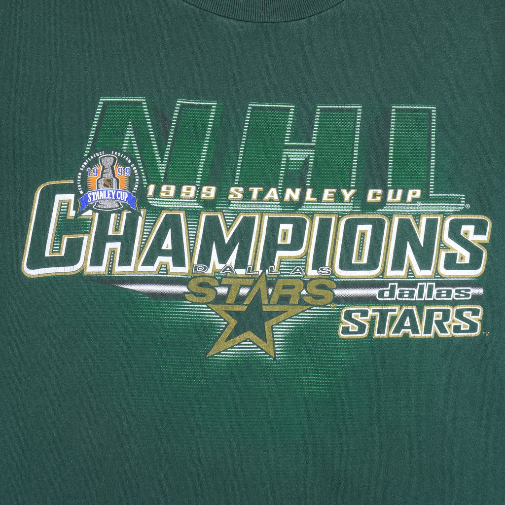 NHL (Lee) - Dallas Stars Stanley Cup Champions T-Shirt 1999 X-Large Vintage Retro Hockey