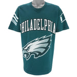 NFL (Pro Player) - Philadelphia Eagles Single Stitch T-Shirt 1997 Large vintage Retro Football