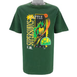 NBA (Competitor) - Seattle Supersonics Single Stitch T-Shirt 1990s Large