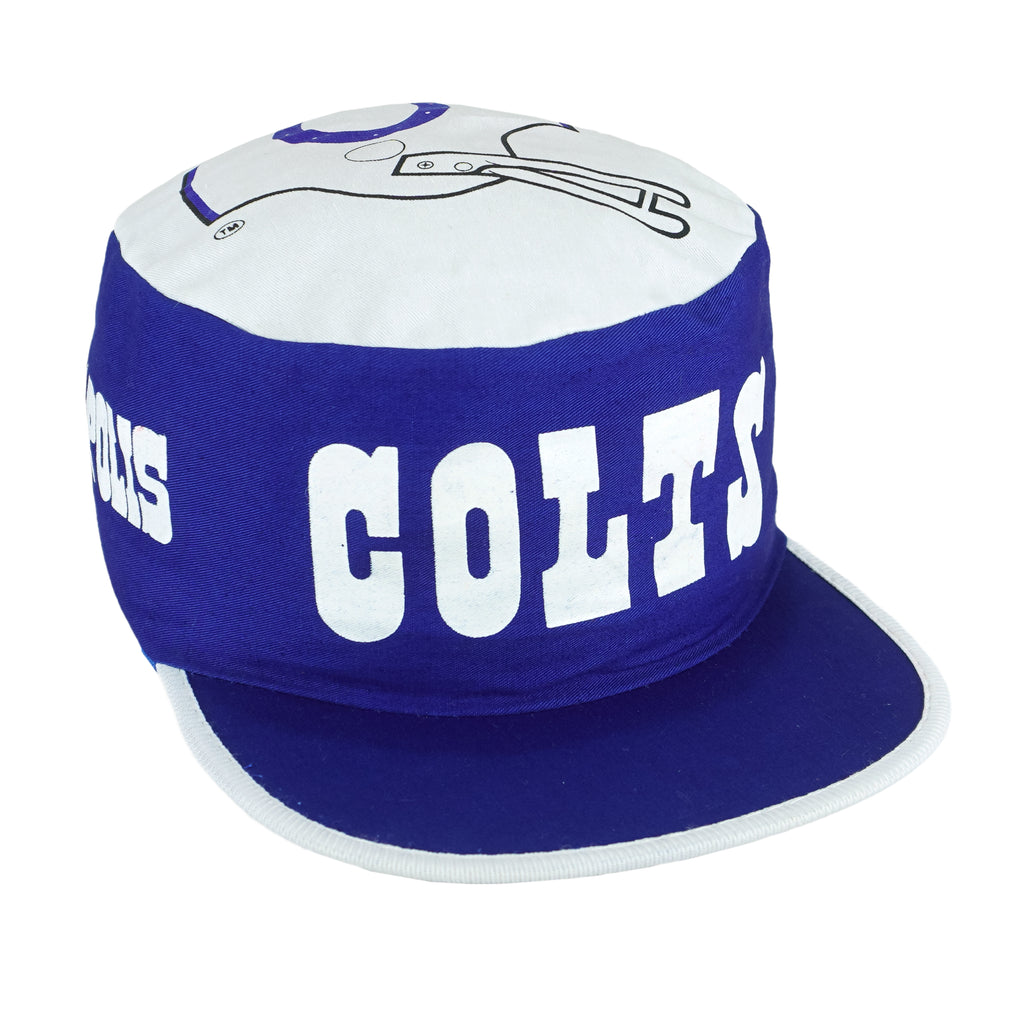 NFL (Twins) - Indianapolis Colts Painter Hat 1990s Fitted Vintage Retro Football