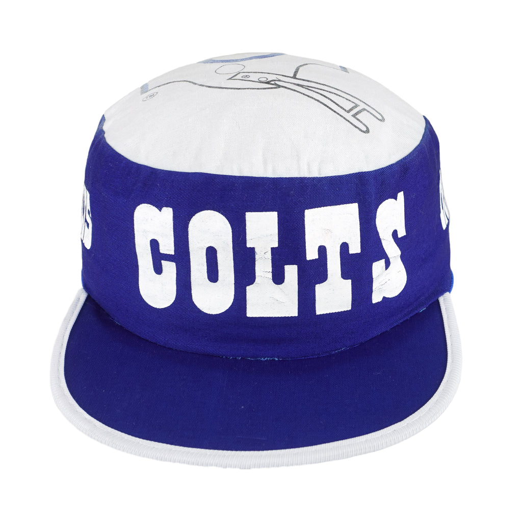 NFL (Twins Enterprise) - Indianapolis Colts Painter Hat 1990s Fitted Vintage Retro football