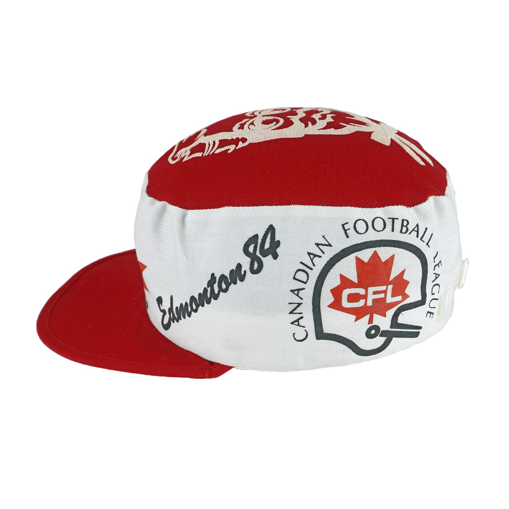 CFL (Promo-Wear) - Coupe Grey Cup Edmonton X KFC Painter Hat 1984 Fitted Vintage Retro Football