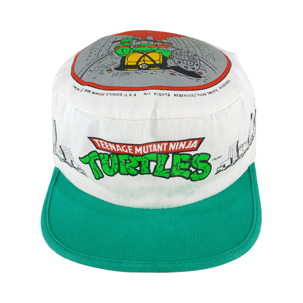 Vintage - Teenage Mutant Ninja Turtles Painter Hat 1990 Fitted Vintage Retro