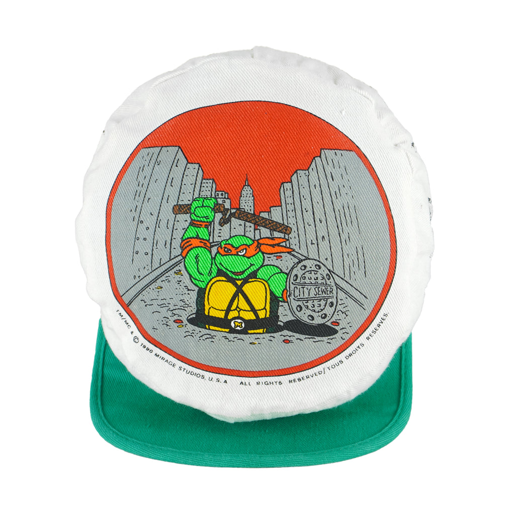 Vintage - Teenage Mutant Ninja Turtles Painter Hat 1990 Fitted Vintage Retro
