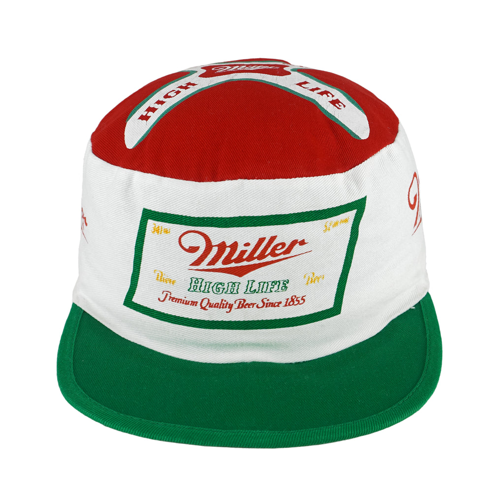 Vintage - Miller High Life Premium Quality Painter Hat 1990s OSFA Vintage Retro