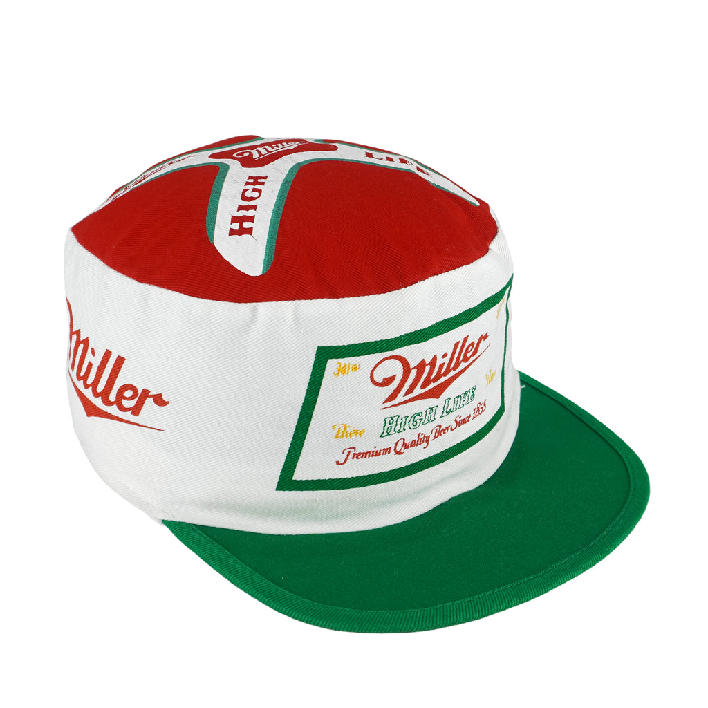 Vintage - Miller High Life Premium Quality Painter Hat 1990s OSFA Vintage Retro