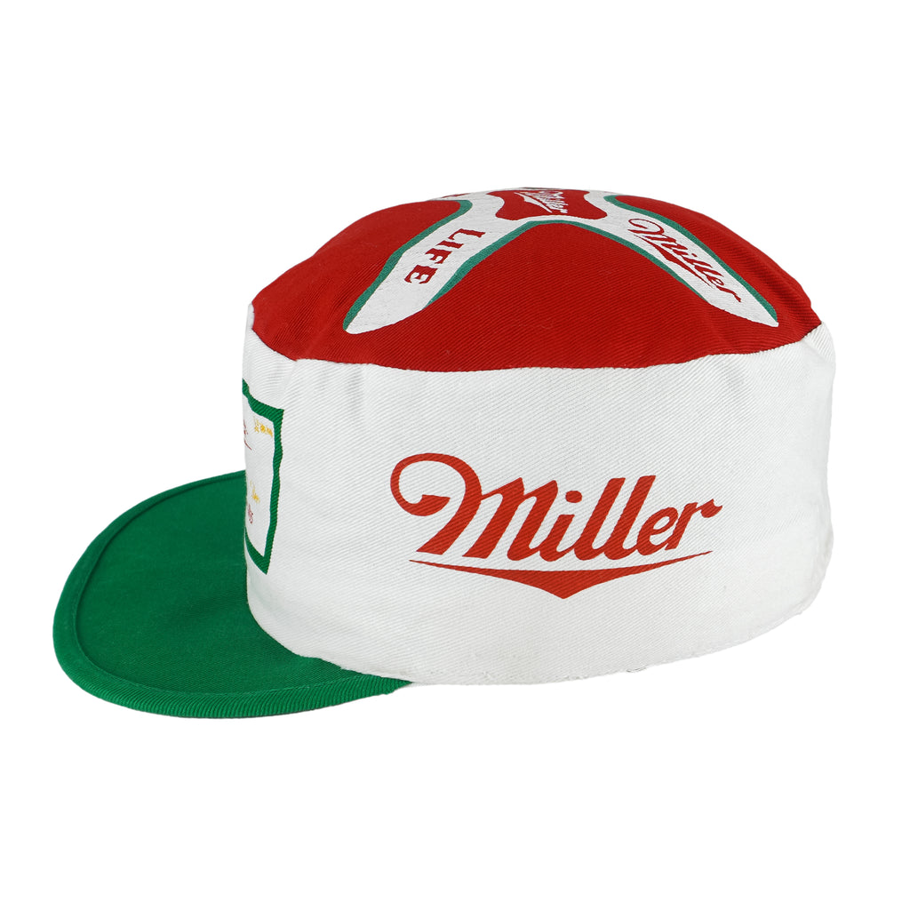 Vintage - Miller High Life Premium Quality Painter Hat 1990s OSFA Vintage Retro