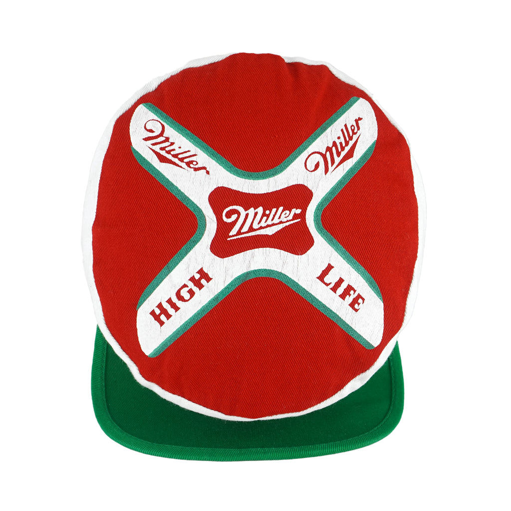 Vintage - Miller High Life Premium Quality Painter Hat 1990s OSFA Vintage Retro