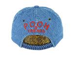 Disney - Winnie The Pooh Embroidered Denim Hat 1990s OSFA Vintage Retro