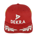 Ferrari - DEKRA Michael Schumacher Embroidered Snapback Hat 1990s OSFA Vintage Retro