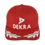Ferrari - DEKRA Michael Schumacher Embroidered Snapback Hat 1990s OSFA Vintage Retro